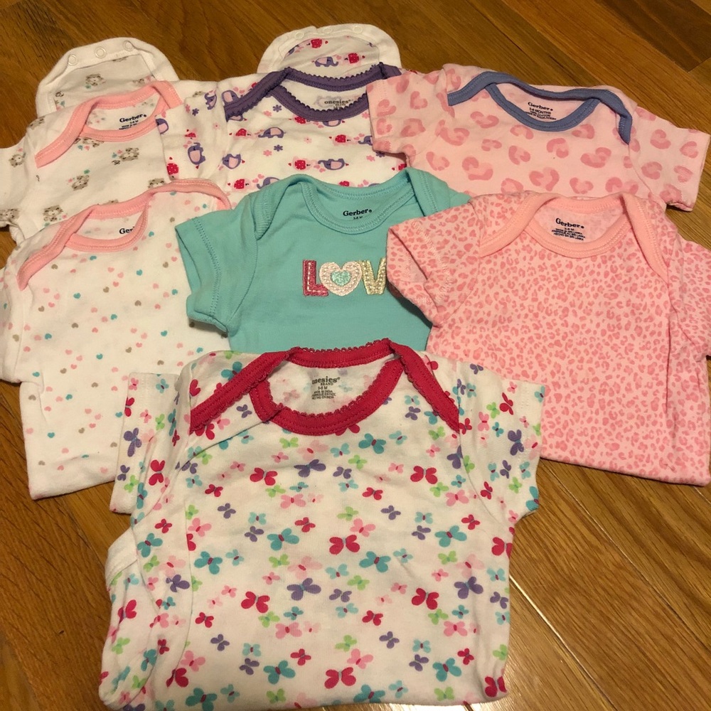 3-6 month onesies